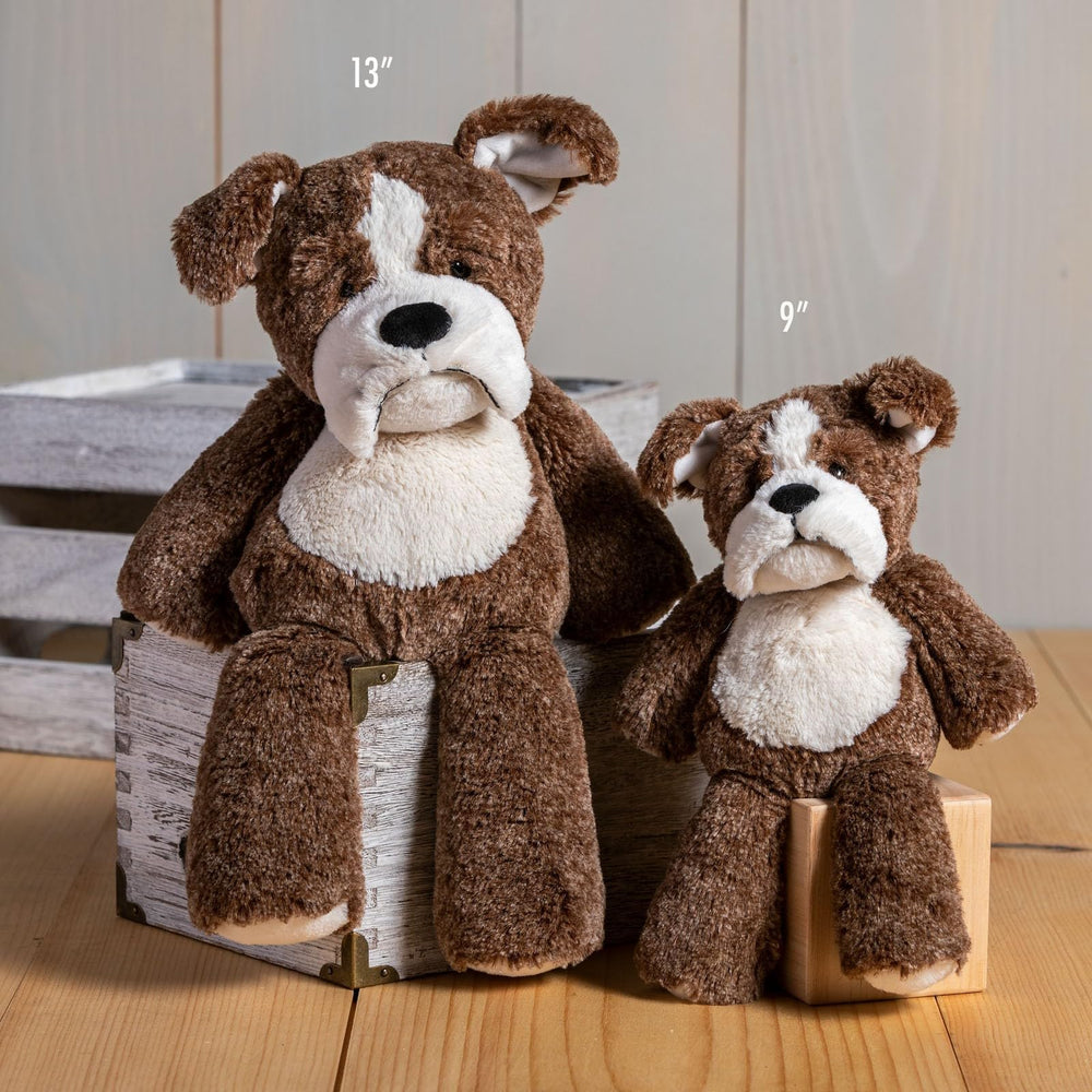Mary Meyer Bradley Bulldog face with friendly expression and folded ears