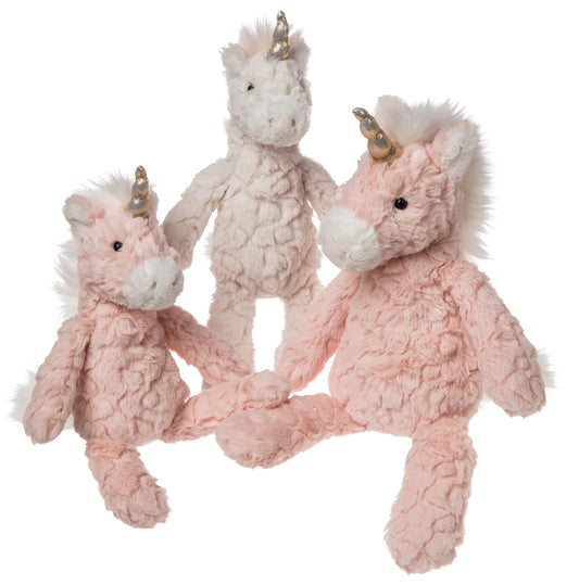 Mary Meyer cream putty unicorn close-up shows ultra-soft fabric texture