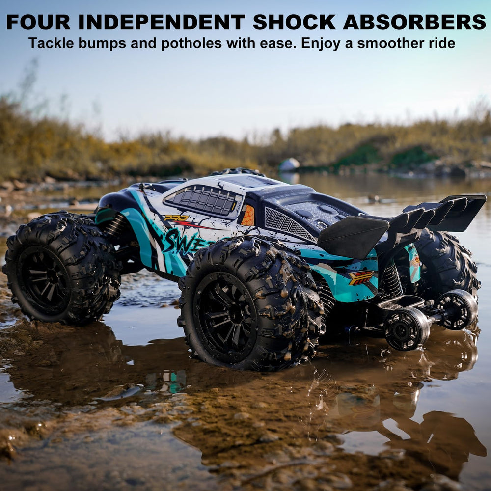 LUMENAS waterproof tires and suspension deliver steady traction