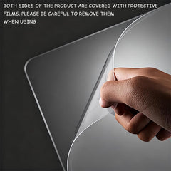 Lumiboard LED drawing board in-use note area shows easy wipe surface for quick reminders.