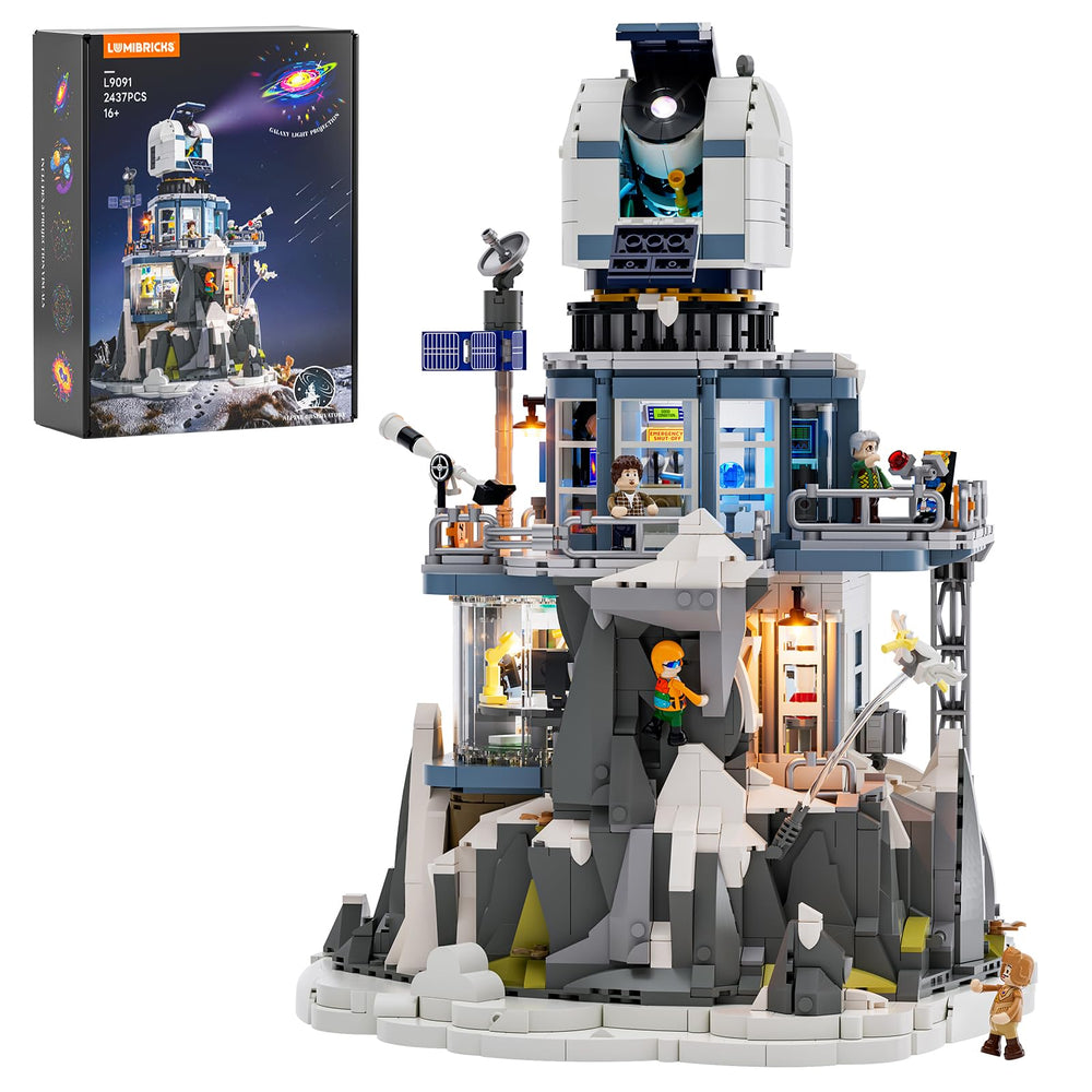 Lumibricks Alpine Observatory dome 360° rotation enables flexible stargazing angles.