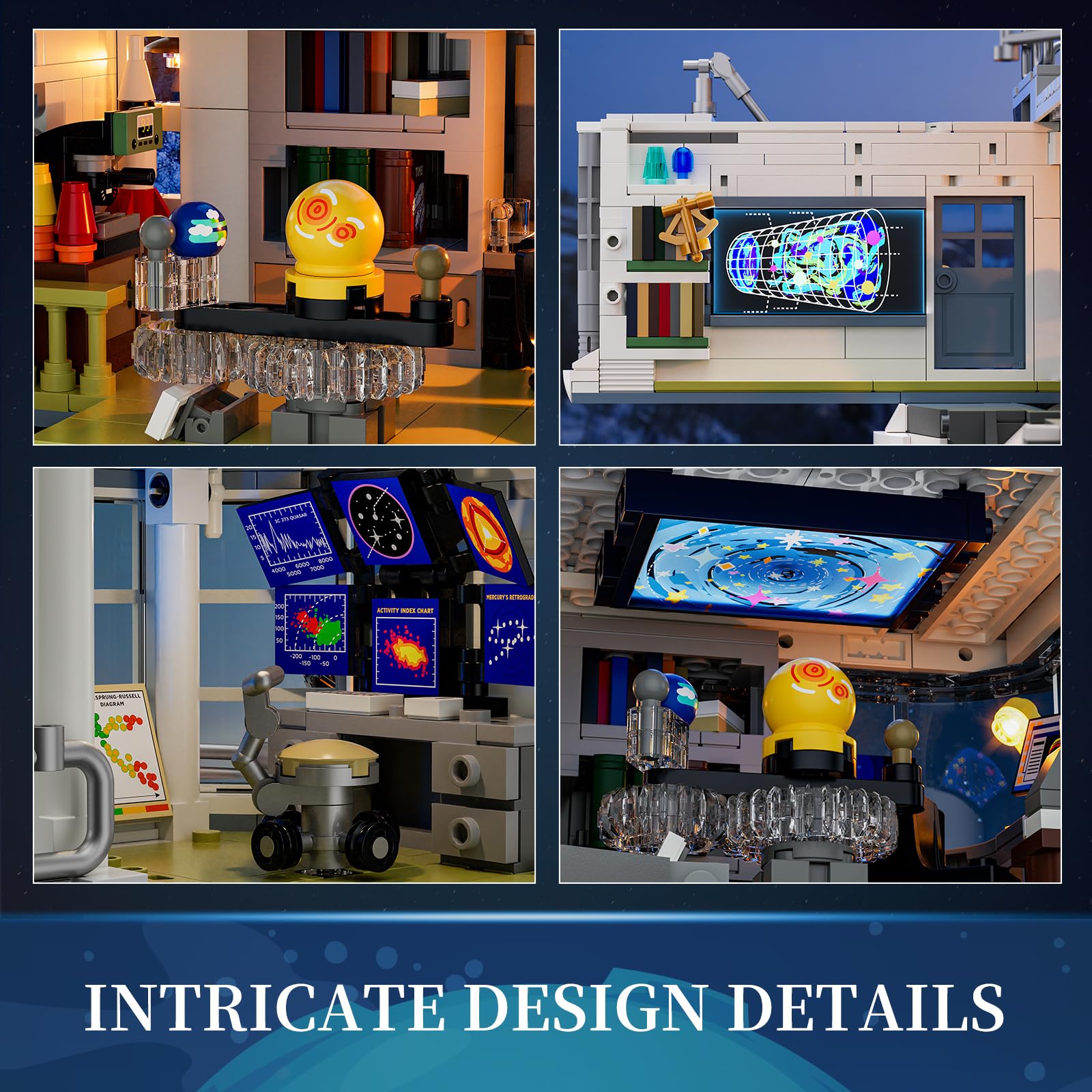 Zenith telescope crown adds realistic exploration opportunities with Lumibricks.