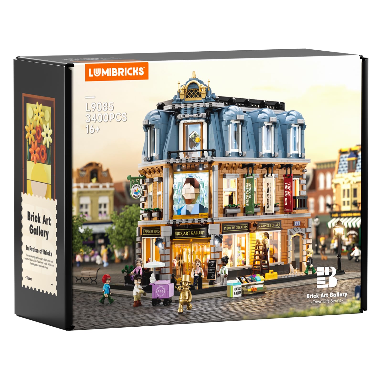 Lumibricks 48x32 baseplate enables seamless cityscape integration