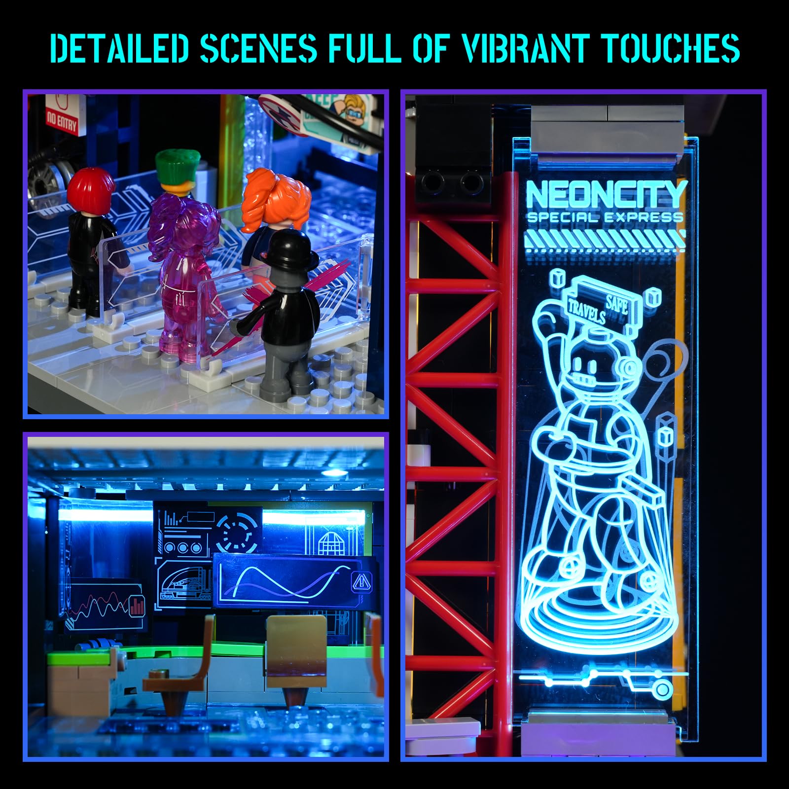 Lumibricks station restroom detail enhances realism in the cyberpunk city scene