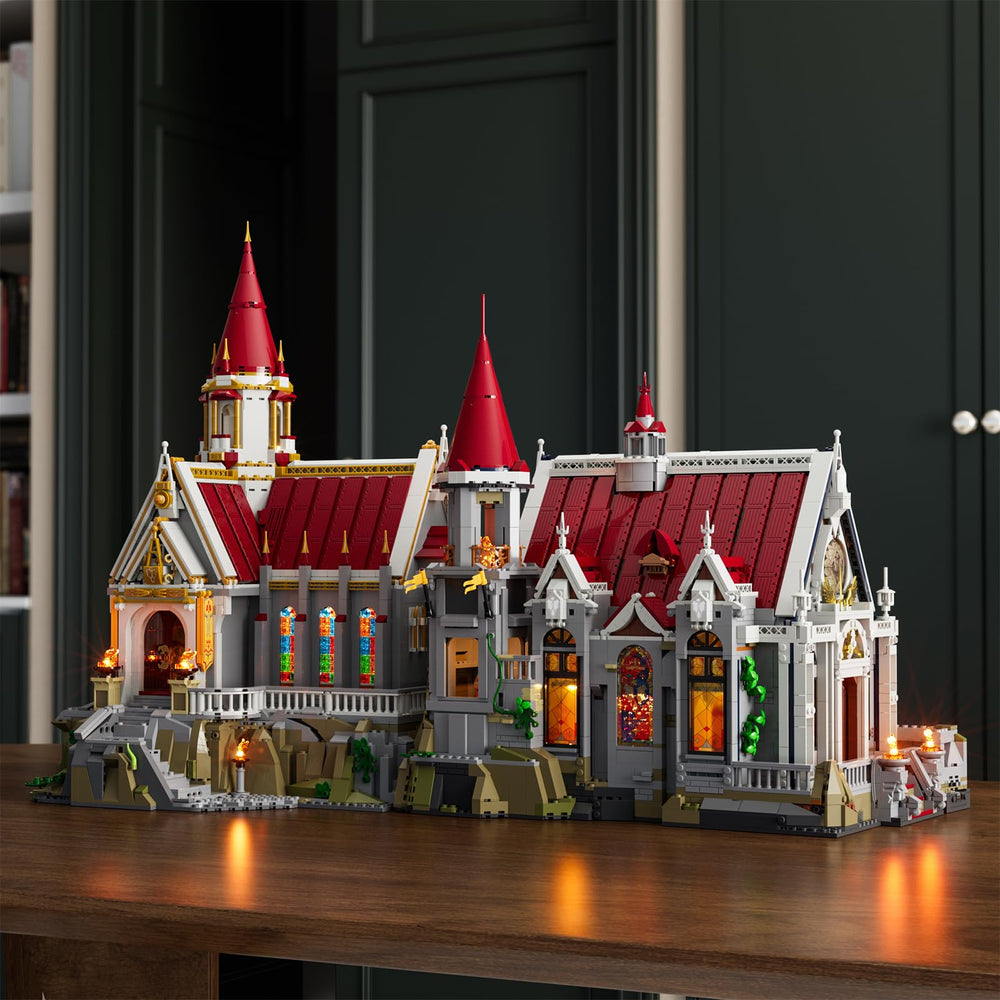 Lumibricks LED lighting system in action enhances realism and mood.