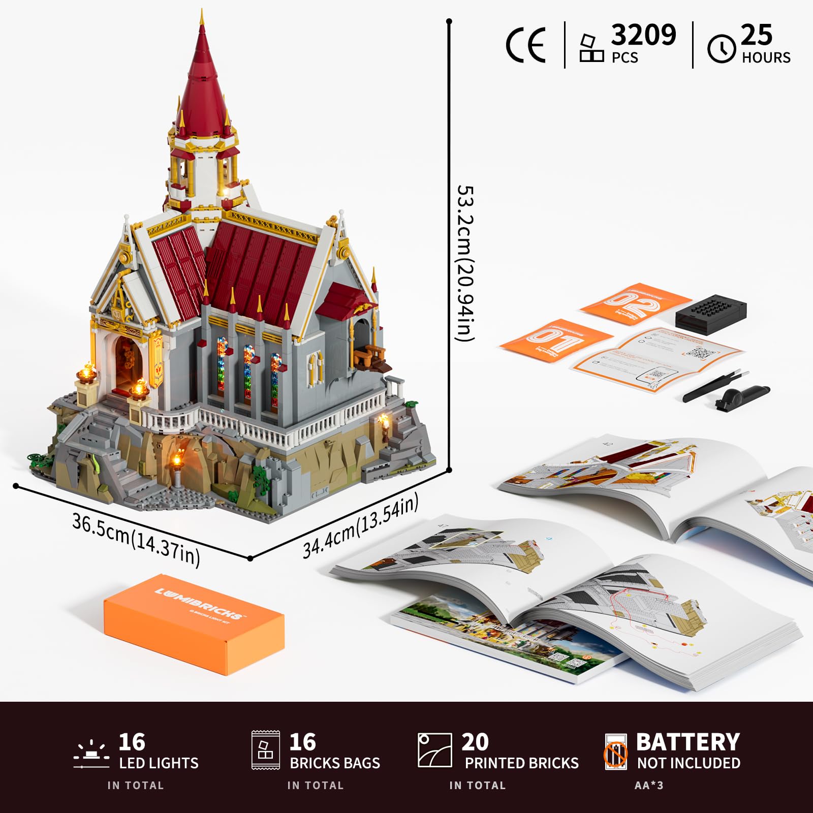 Lumibricks minifigures including king and thief enable storytelling and display.