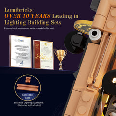 Lumibricks Silver sprayed parts enhance authentic steampunk craftsmanship