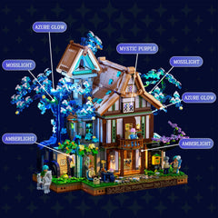 Lumibricks Sylvan-Inn text system invites storytelling within the magical treehouse.