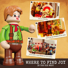 Lumibricks ticket-stub bookmark gift adds nostalgia to your Western display