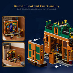 Lumibricks Time-Portal lit books exterior invites curiosity and conversation about the narrative.