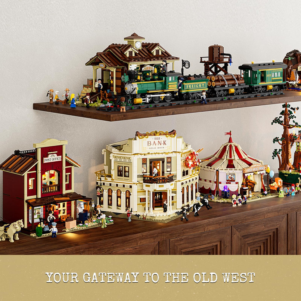 Lumibricks Western Bank Heist connects with other sets for a larger saga