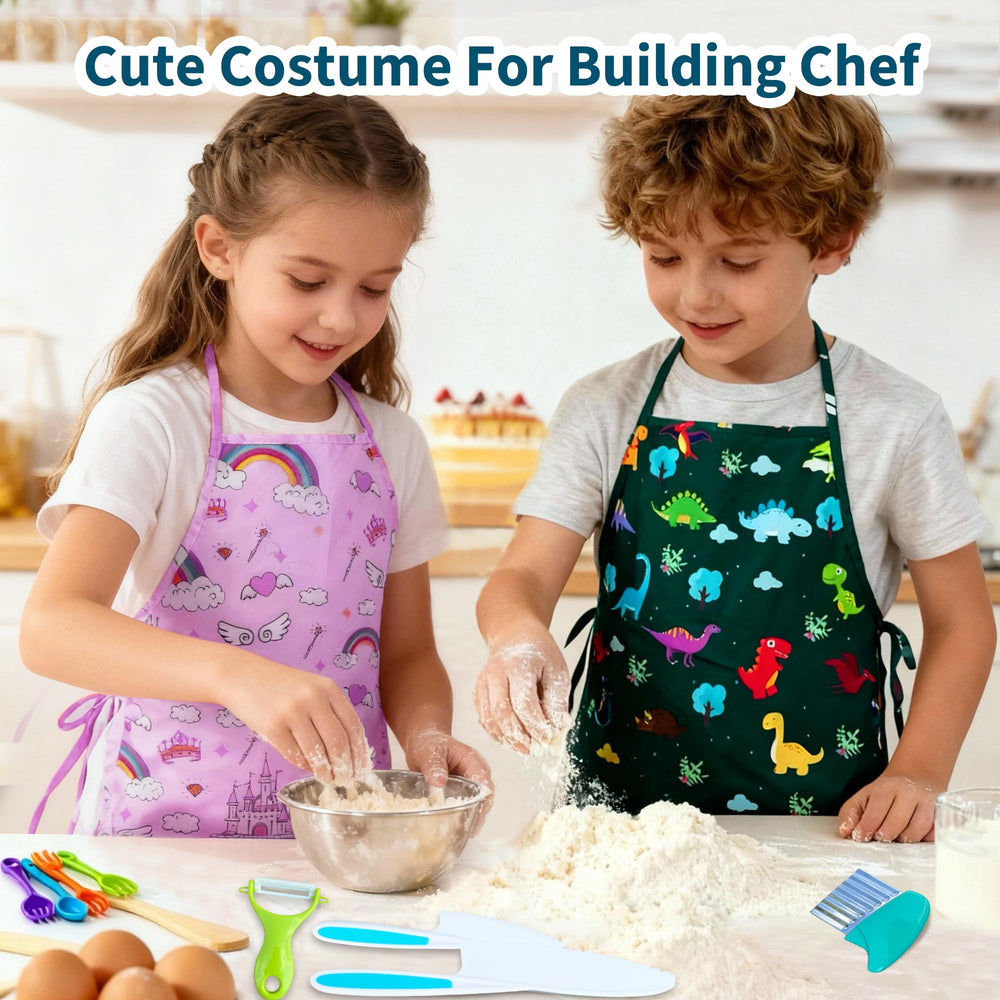 Lumiparty adjustable chef hat fits growing kids for comfortable pretend cooking.