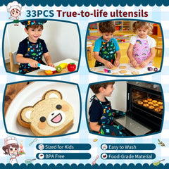 Lumiparty cookie cutters and rolling pin set inspires tasty pretend-baking adventures.