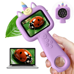 Lumiscp Kids Microscope with 2.4-inch screen enables vivid real-time exploration.