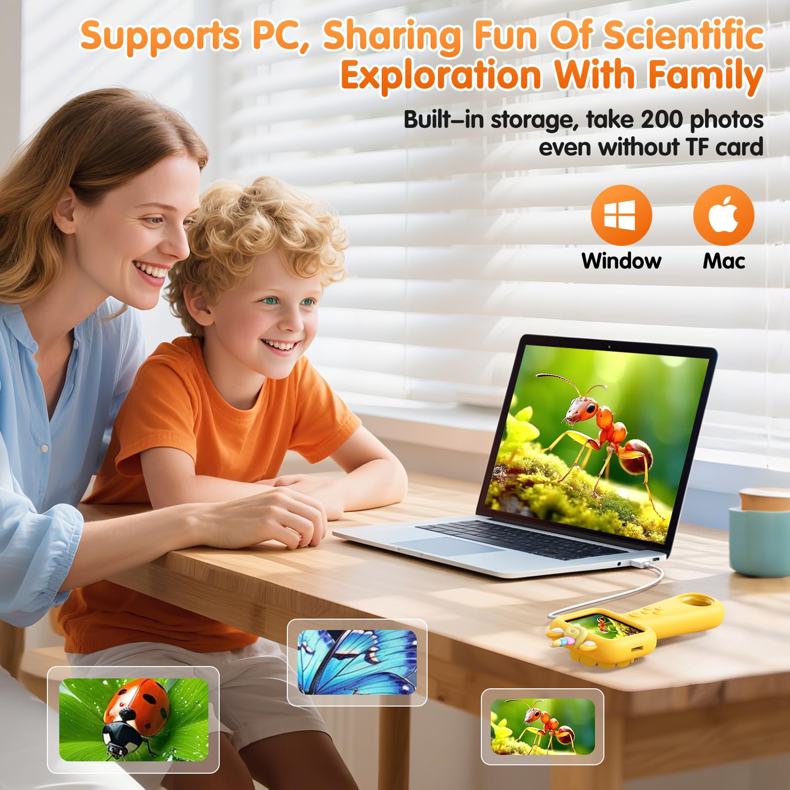 Lumiscp ideal gift for kids aged 4 to 13.