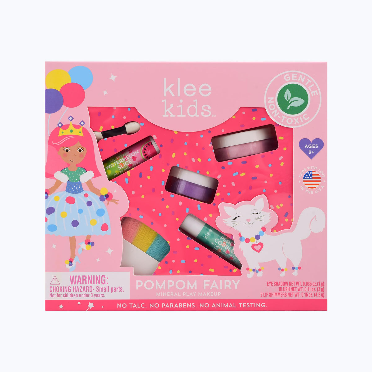 Klee Luna Star Cartwheel Purple eye shadow for gentle, non-toxic pretend makeup.