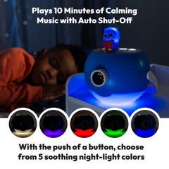 Luna Storytime Angel Figurine: The Birth of Jesus visuals with gentle songs for bedtime.