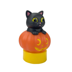Luna Storytime Halloween Black Cat Figurine with kid-friendly storytelling visuals.