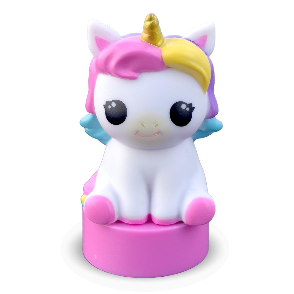 Luna Storytime unicorn figurine cartridge projecting five stories with songs.