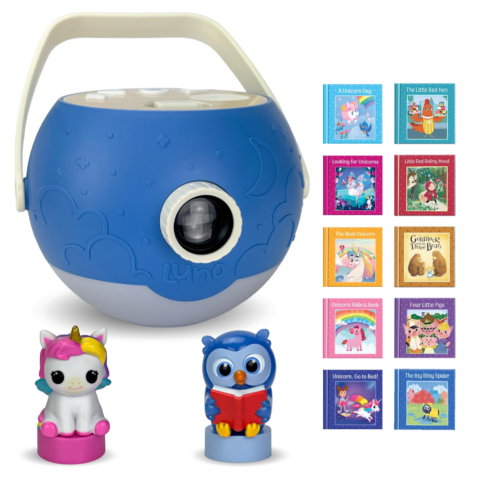 LUNA STORYTIME unicorn stories projections light up walls for immersive bedtime adventures