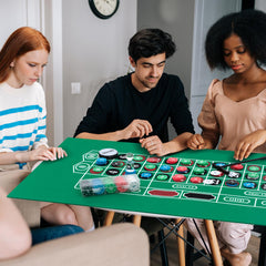 Lunmon chip rake and acrylic marker simplify dealing and table management