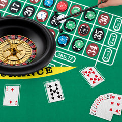 Lunmon felt tablecloth 47 by 23 inches adds authentic casino ambiance