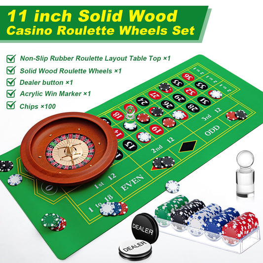 Lunmon roulette layout mat 35x16 inches with clear betting zones