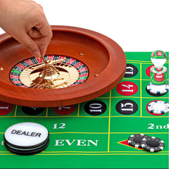 Lunmon roulette rubber layout mat keeps play stable