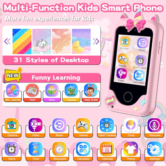 Luoba Kids Phone dual-camera setup for kid-friendly photos and videos