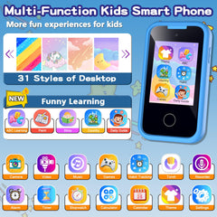 Luoba Kids Phone dual-camera setup enables quick selfies.