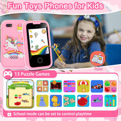Luoba kids phone educational games, 13 puzzles and A to Z learning.