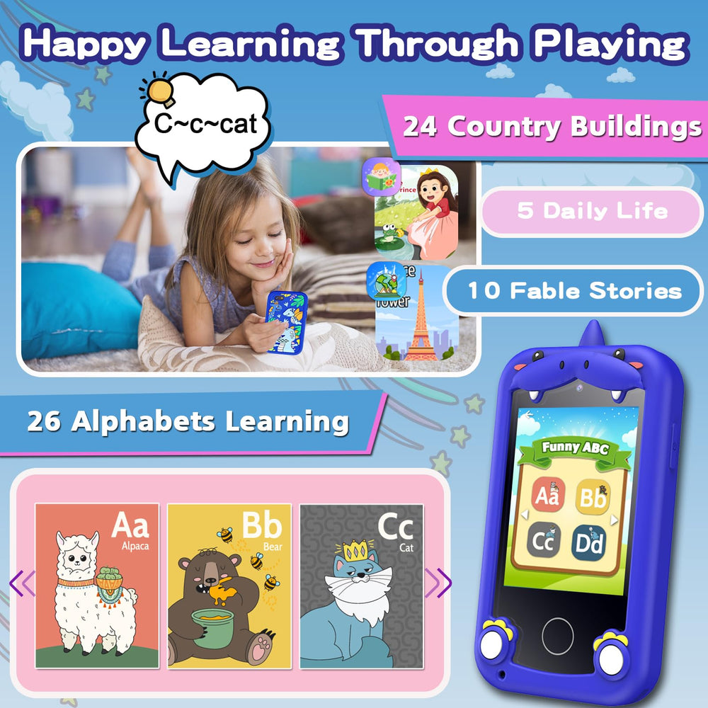 Luoba Kids Phone includes 13 games to boost thinking skills.