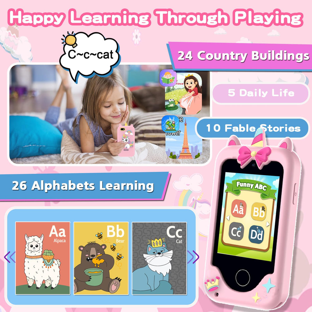 Luoba Kids Phone silicone case provides durability for daily play