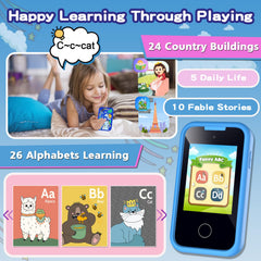 Luoba colorful wallpapers and protective silicone case enhance durability.
