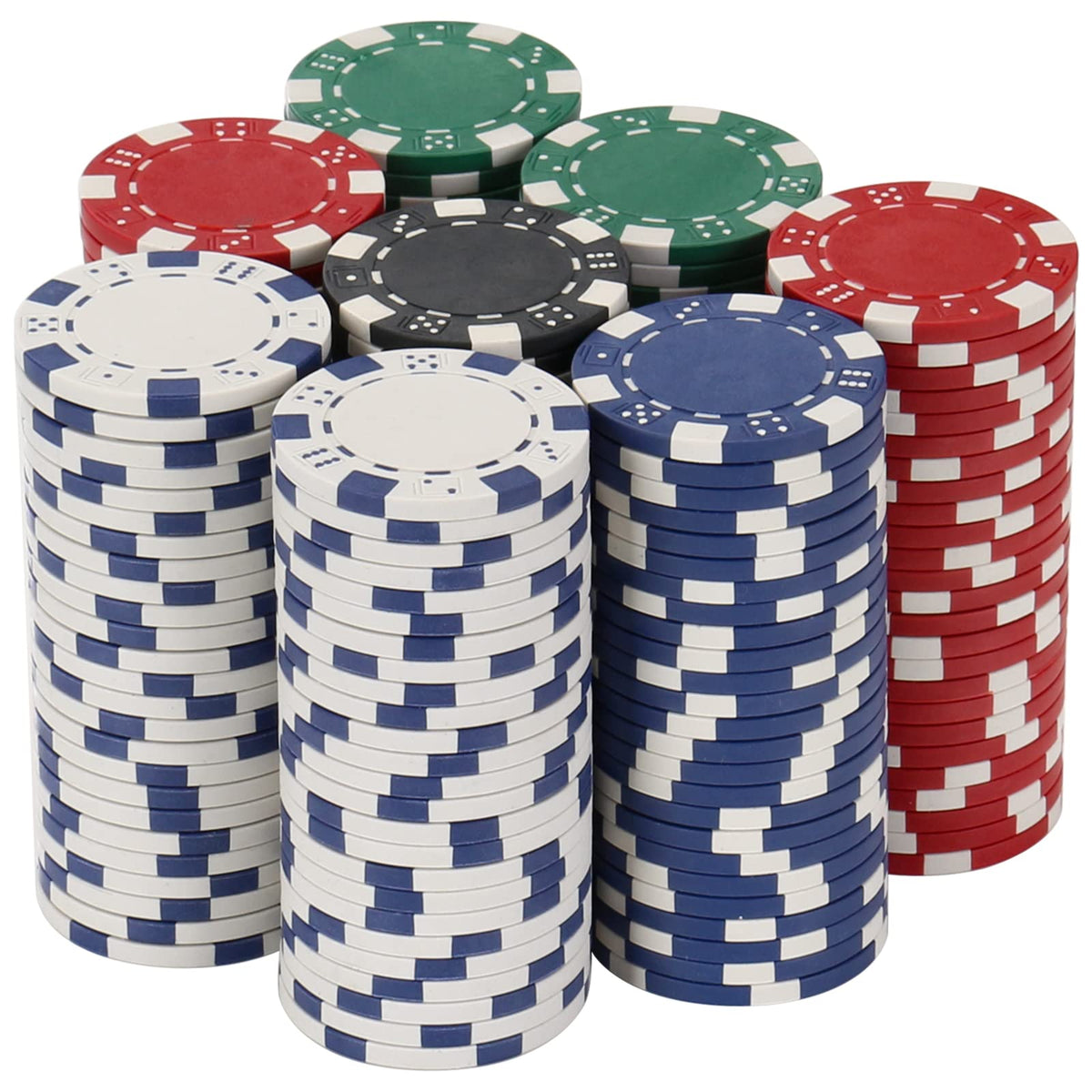 LUOBAO 11.5g poker chip for authentic casino feel and balanced weight