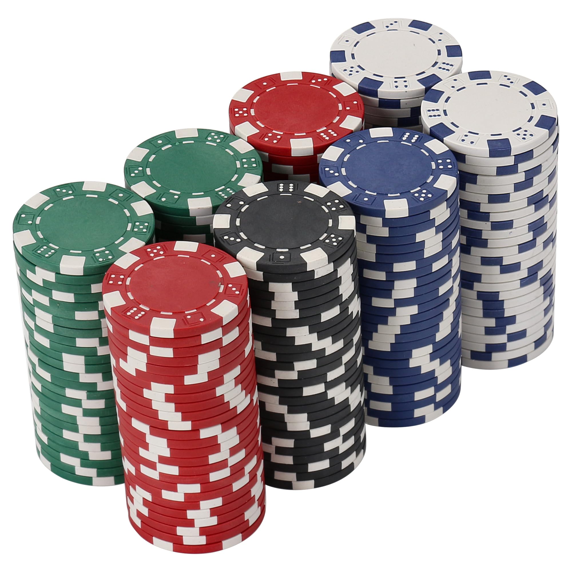 LUOBAO 200pc casino chips set for versatile card games and tournaments