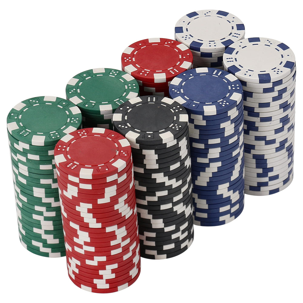 LUOBAO 200pc casino chips set for versatile card games and tournaments