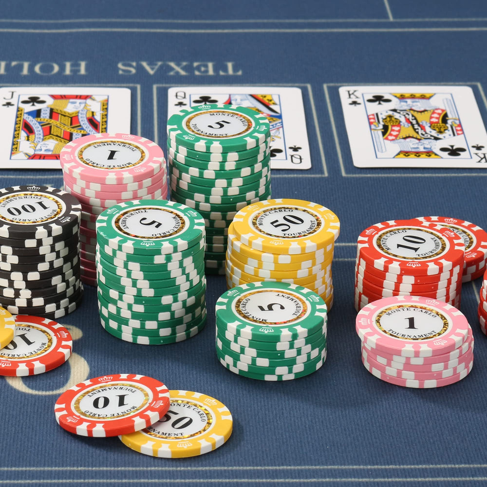 LUOBAO 40mm diameter and 3.3mm thick chips ensure uniform feel.
