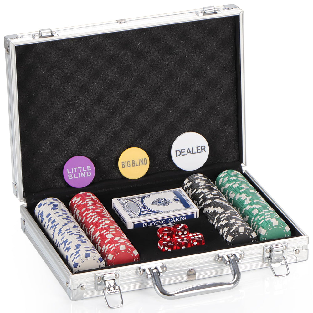 LUOBAO compact aluminum case for portable poker setup