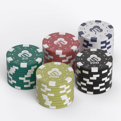 LUOBAO five-color chip set suits Texas Hold'em and blackjack games