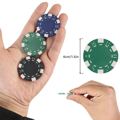 LUOBAO chips suitable for Texas Hold'em and blackjack games