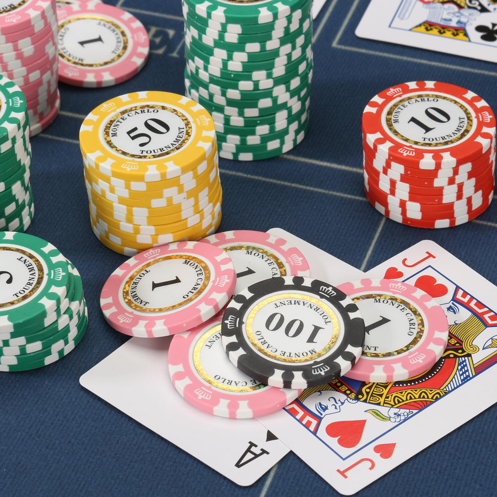 LUOBAO Versatile chips suitable for poker, board games, and casual play.