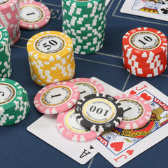 LUOBAO Versatile chips suitable for poker, board games, and casual play.