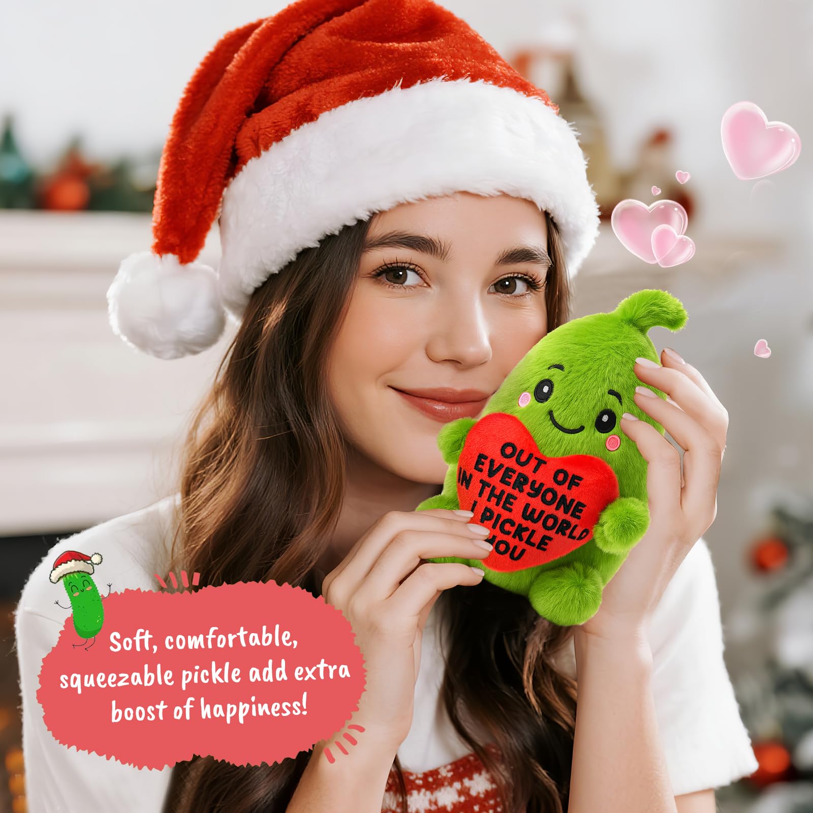 LuoHere pickle bedtime cuddle, soothing companion for evenings
