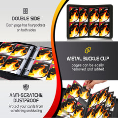 Luporia acid-free pages help preserve card details without yellowing