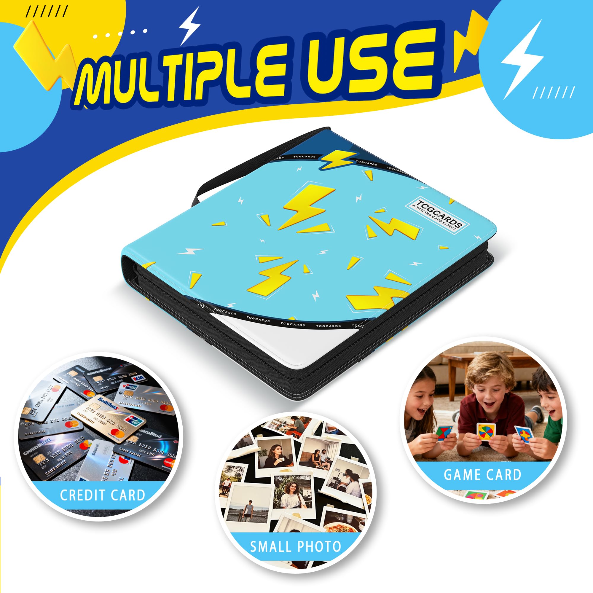 Luporia binder with wristband for easy on-the-go transport