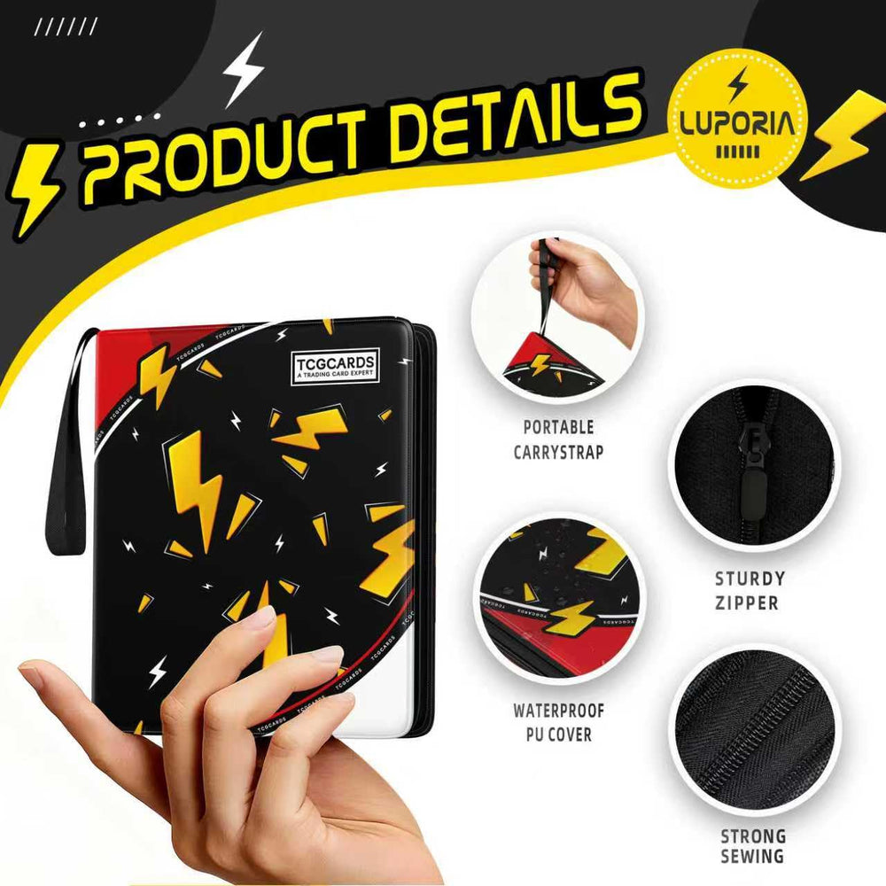 Luporia waterproof PU leather cover with velvet lining for premium protection.