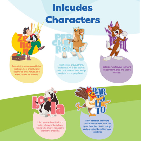 LUPPA Bartolito figure with bright colors for storytelling