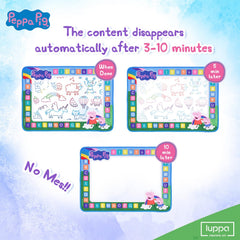 LUPPA eco-friendly doodle mat cleans easily after busy drawing sessions.