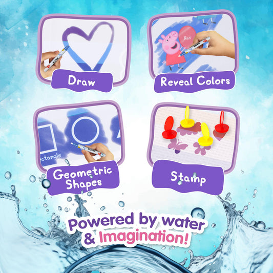 LUPPA Peppa Pig reusable doodle mat ideal for endless water-based art